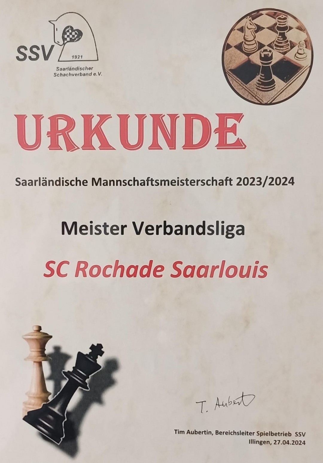 Urkunde